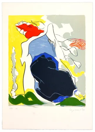 Lithografie Wyckaert - Pour Jorn