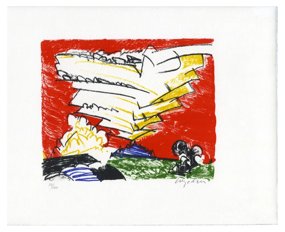 Lithografie Wyckaert - Vues 1