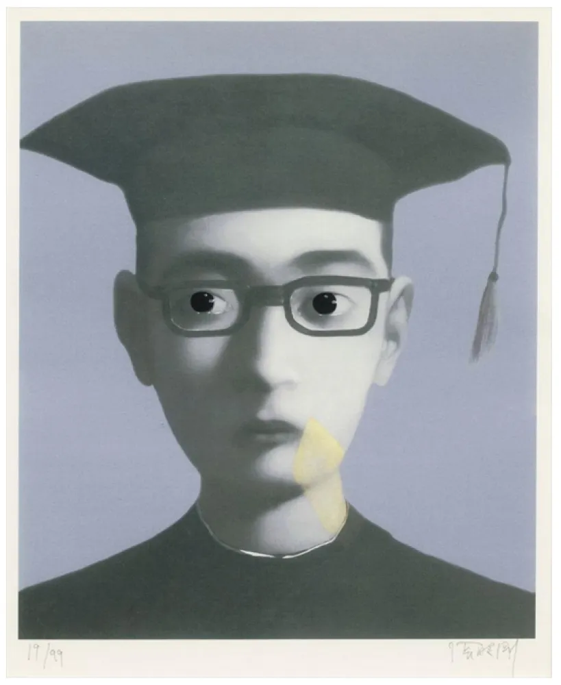 Digitale Print Xiaogang - Identity Portrait 
