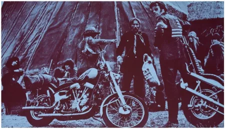 Zeefdruk Young - Easy Rider