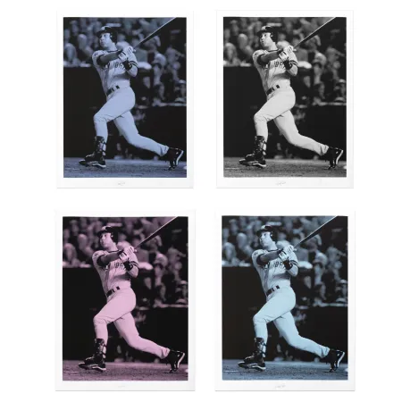 Zeefdruk Young - JETER - THE SWING FAN PRINT SET