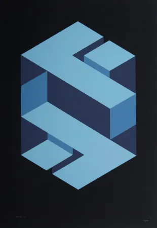 Zeefdruk Yturralde - Figura imposible