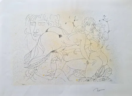 Lithografie Zancanaro - Figure
