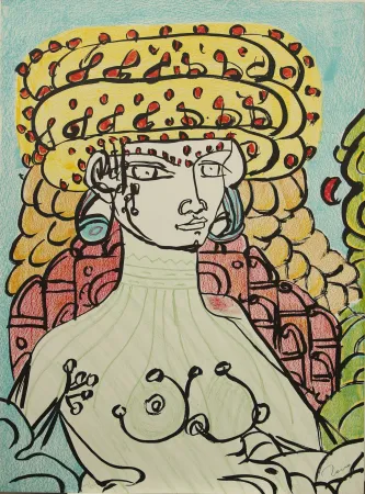 Lithografie Zancanaro - SENZA TITOLO