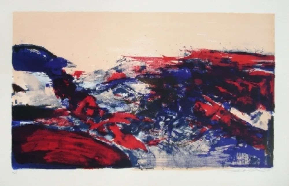 Lithografie Zao - A la gloire de l'image 274