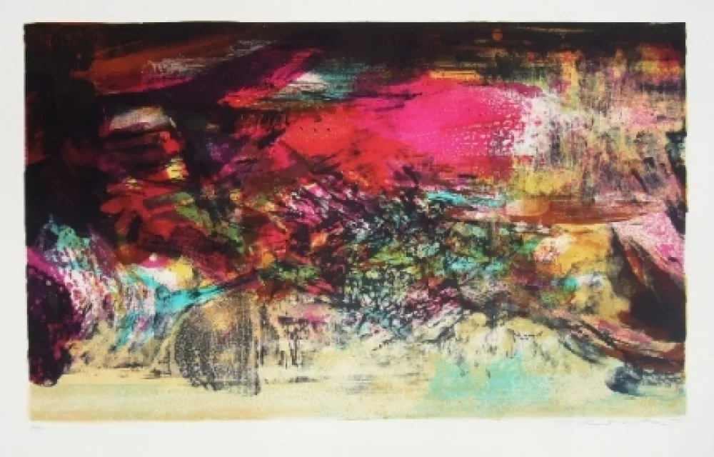 Lithografie Zao - A la gloire de l'image 276