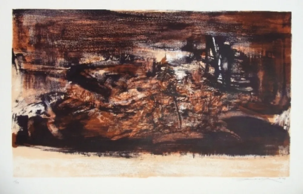 Lithografie Zao - A la gloire de l'image 282