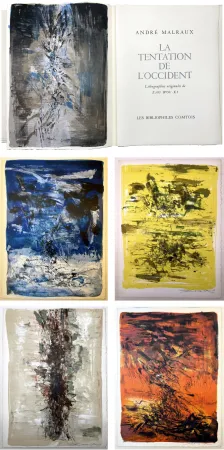 Geïllustreerd Boek Zao - André Malraux : LA TENTATION DE L'OCCIDENT. Exemplaire avec 20 LITHOGRAPHIES SIGNÉES PAR ZAO WOU-KI [1962]