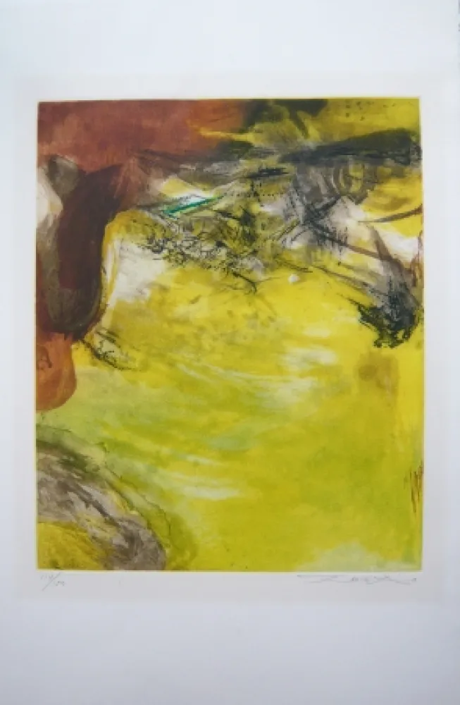 Ets En Aquatint Zao - Canto Pisan 220