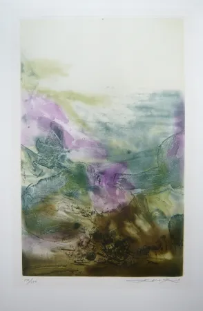 Ets En Aquatint Zao - Canto Pisan 224