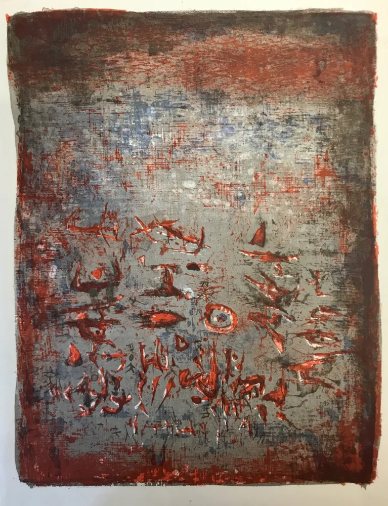 Lithografie Zao - Composition