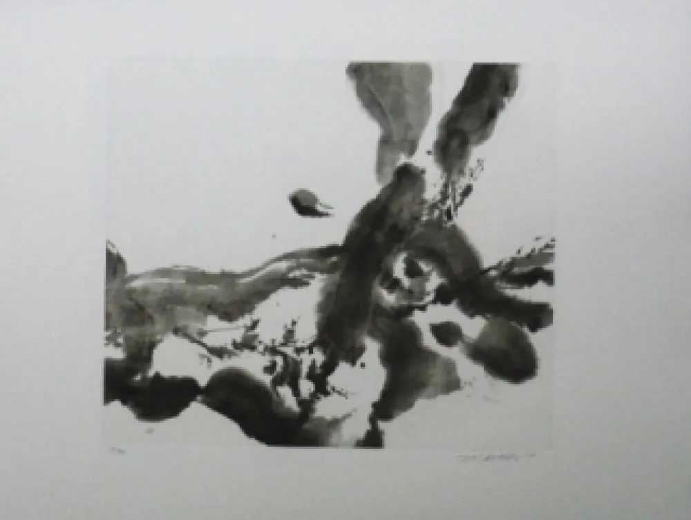 Ets En Aquatint Zao - Composition 2