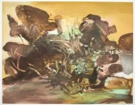 Ets En Aquatint Zao - Composition 262