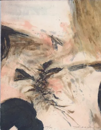 Aquatint Zao - Composition 263