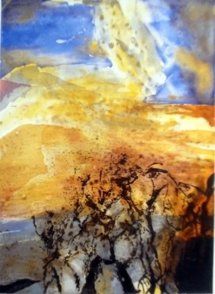 Ets En Aquatint Zao - Composition 340