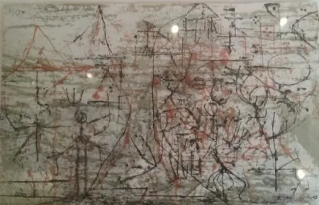 Lithografie Zao - Composition