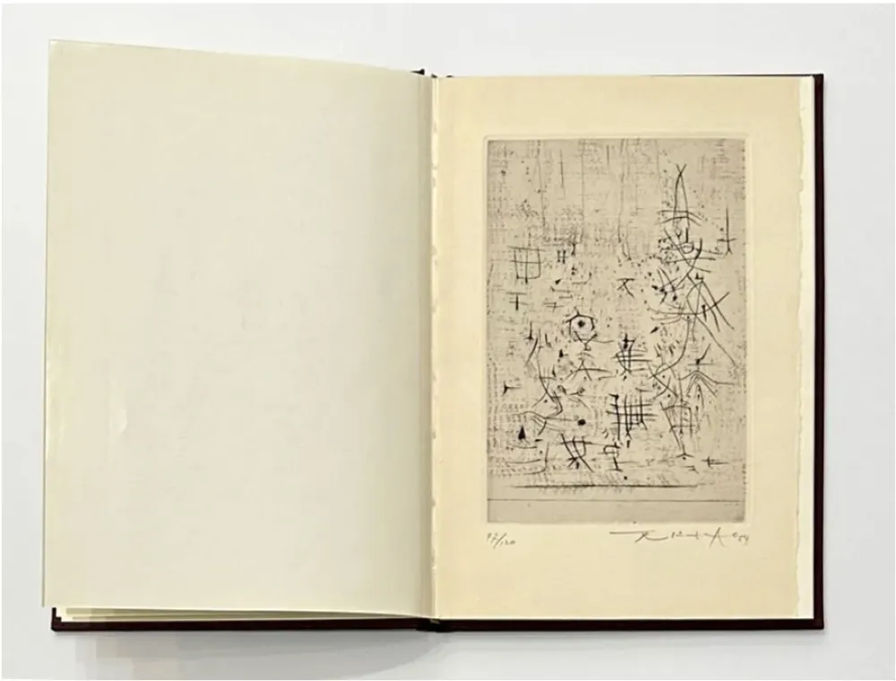 Geïllustreerd Boek Zao - Composition - Gravure signée