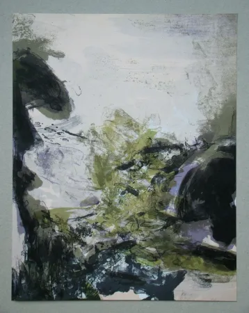 Lithografie Zao - Composition pour XXe Siècle