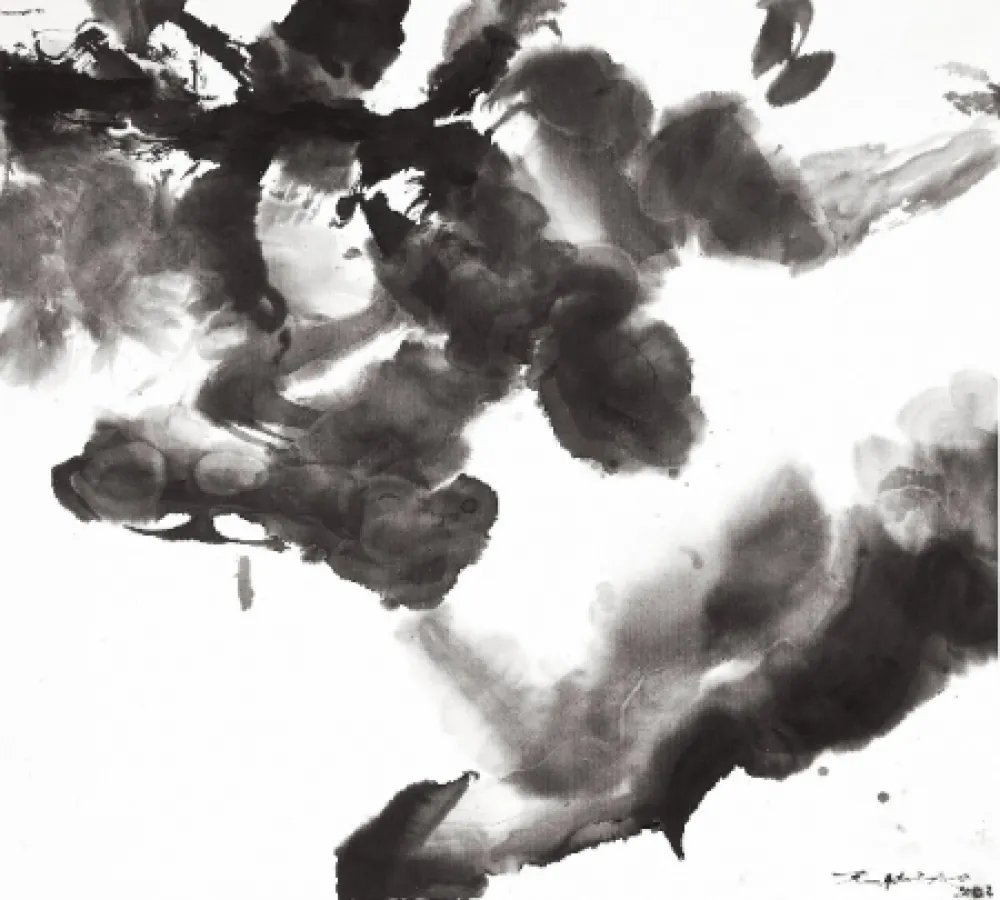 Ets En Aquatint Zao - Composition sans titre 2