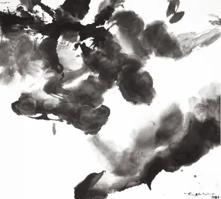 Ets En Aquatint Zao - Composition sans titre 2