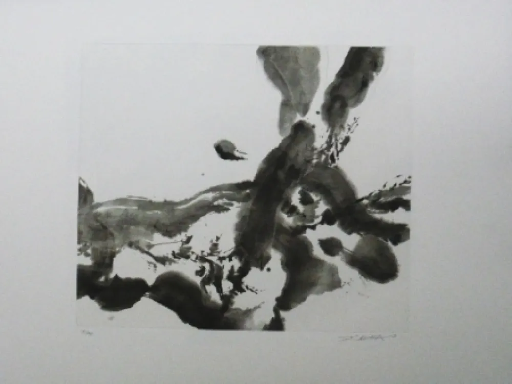 Ets En Aquatint Zao - Composition sans titre 