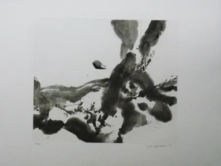 Ets En Aquatint Zao - Composition sans titre 