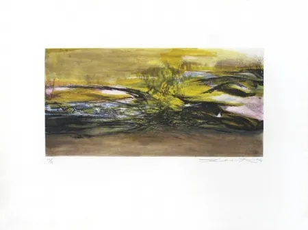 Ets En Aquatint Zao - Eau-Forte et Aquatinte 