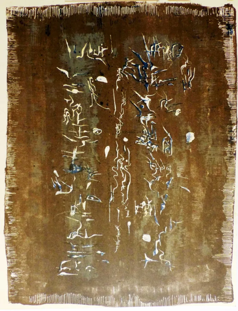 Lithografie Zao - ECRITURE PLASTIQUE