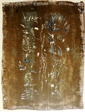 Lithografie Zao - ECRITURE PLASTIQUE