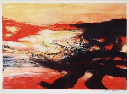 Ets En Aquatint Zao - Etching with Aquatinte 