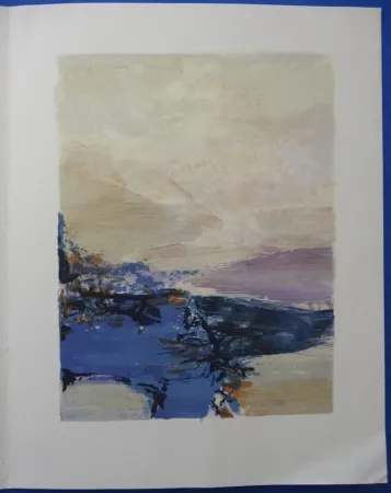 Lithografie Zao - Galerie Prouté 1990