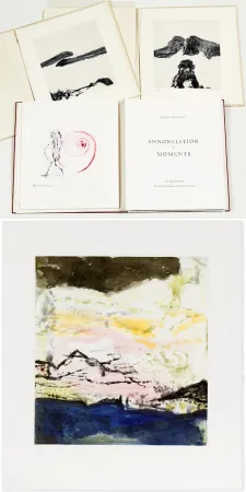 Geïllustreerd Boek Zao - Henri Michaux : ANNONCIATION. MOMENTS. 7 eaux-fortes et aquatintes à pleine page de Zao Wou-Ki (1996)