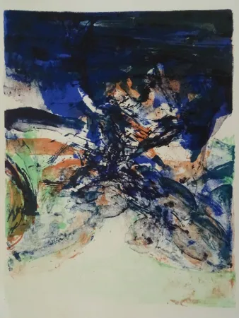 Lithografie Zao - Hommage a San Lazarro