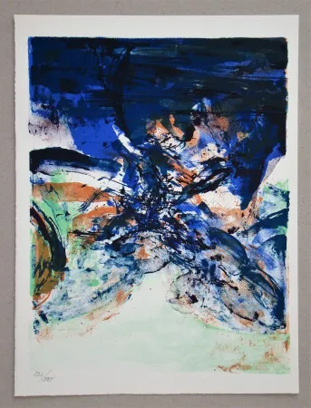 Lithografie Zao - Hommage à San Lazzaro