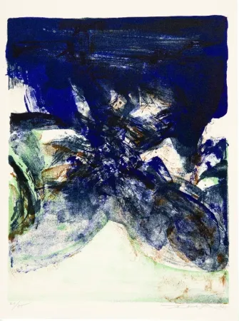 Lithografie Zao - Hommage à San Lazzaro