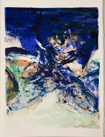 Lithografie Zao - Hommage à San Lazzaro