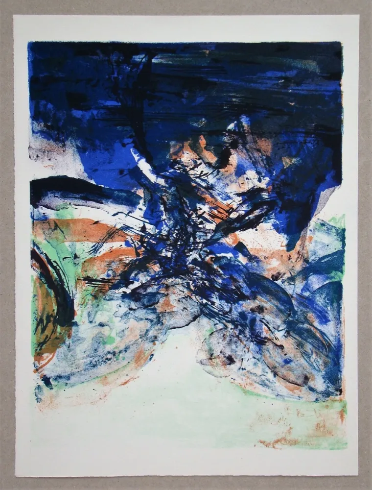 Lithografie Zao - Hommage à San Lazzaro