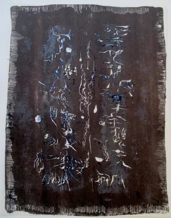 Lithografie Zao - L'Ecriture plastique