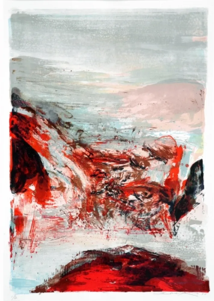 Lithografie Zao - LITHOGRAPH - RUBY & JADE