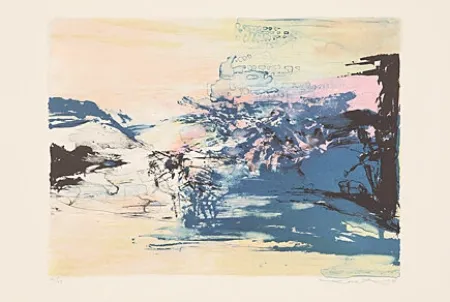 Lithografie Zao - Ohne Titel