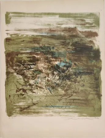 Lithografie Zao - Sans titre 