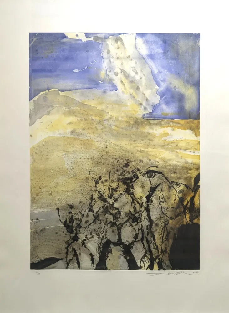 Ets En Aquatint Zao - Sans titre 