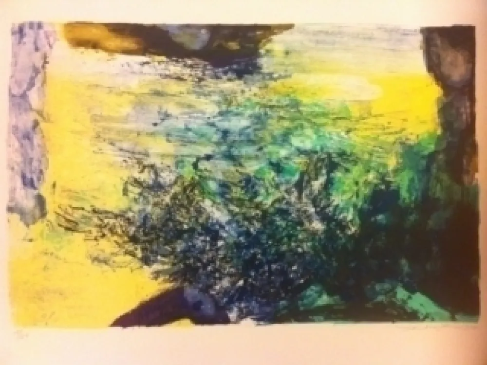 Lithografie Zao - Sans titre