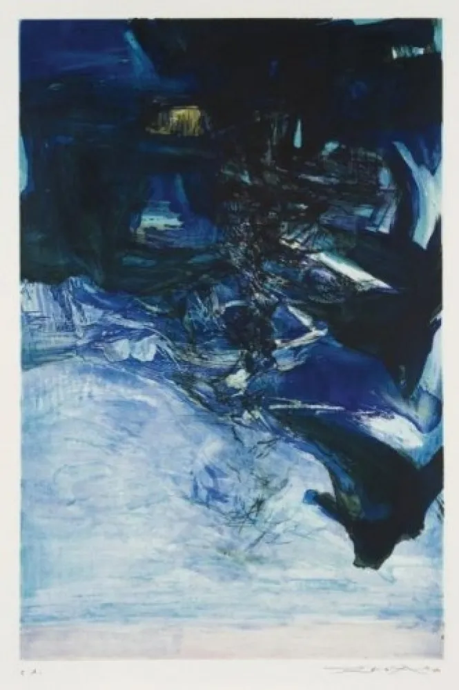 Ets En Aquatint Zao - Sans titre 