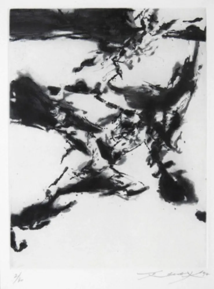 Gravure Zao - Sonnets de Shakespeare II