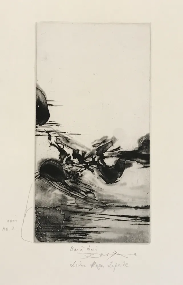 Ets En Aquatint Zao - Une Migration (250)