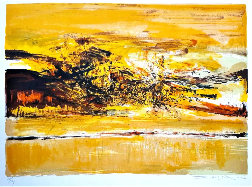 Lithografie Zao - Untitled