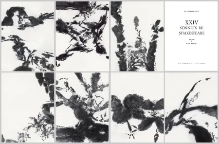 Ets En Aquatint Zao - Vingt-quatre premiers sonnets de Shakespeare dans la traduction de Yves Bonnefoy