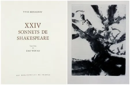 Ets En Aquatint Zao - XXIV SONNETS DE SHAKESPEARE