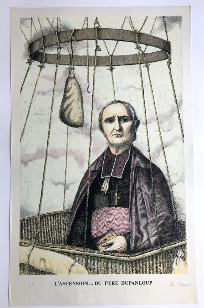 Zeefdruk Zeimert - L'ascension du père Dupanloup